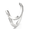 Thumbnail Image 4 of J'Lure Lab-Grown Diamond Contour Wedding Band 1/6 ct tw 18K White Gold