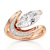 Thumbnail Image 1 of J'Lure Moval Old-Cut Lab-Grown Diamond Engagement Ring 2 ct tw 18K Rose Gold