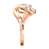 Thumbnail Image 3 of J'Lure Trillion Curved Brilliant-Cut Lab-Grown Diamond Engagement Ring 3 ct tw 18K Rose Gold