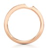 Thumbnail Image 2 of J'Lure Baguette-Cut Lab-Grown Diamond Contour Wedding Band 3/8 ct tw 18K Rose Gold