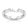 Thumbnail Image 1 of J'Lure Baguette-Cut Lab-Created Diamond Contour Wedding Band 1/3 ct tw 18K White Gold