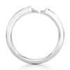 Thumbnail Image 2 of J'Lure Baguette-Cut Lab-Created Diamond Contour Wedding Band 1/3 ct tw 18K White Gold