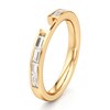Thumbnail Image 4 of J'Lure Baguette-Cut Lab-Grown Diamond Contour Wedding Band 1/3 ct tw 18K Yellow Gold