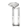 Thumbnail Image 3 of J'Lure Moval Old-Cut Lab-Grown Diamond Spiral Engagement Ring 3-7/8 ct tw 18K White Gold