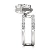 Thumbnail Image 3 of J'Lure Pentagon Brilliant-Cut Lab-Grown Diamond Spiral Engagement Ring 3-7/8 ct tw 18K White Gold