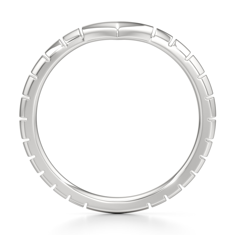 Main Image 2 of J'Lure Contour Wedding Band 18K White Gold