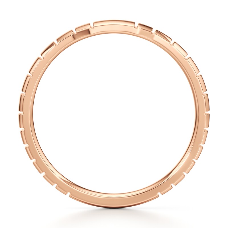 Main Image 2 of J'Lure Contour Wedding Band 18K Rose Gold