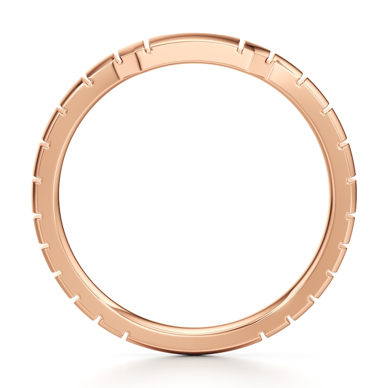 Main Image 2 of J'Lure Contour Wedding Band 18K Rose Gold