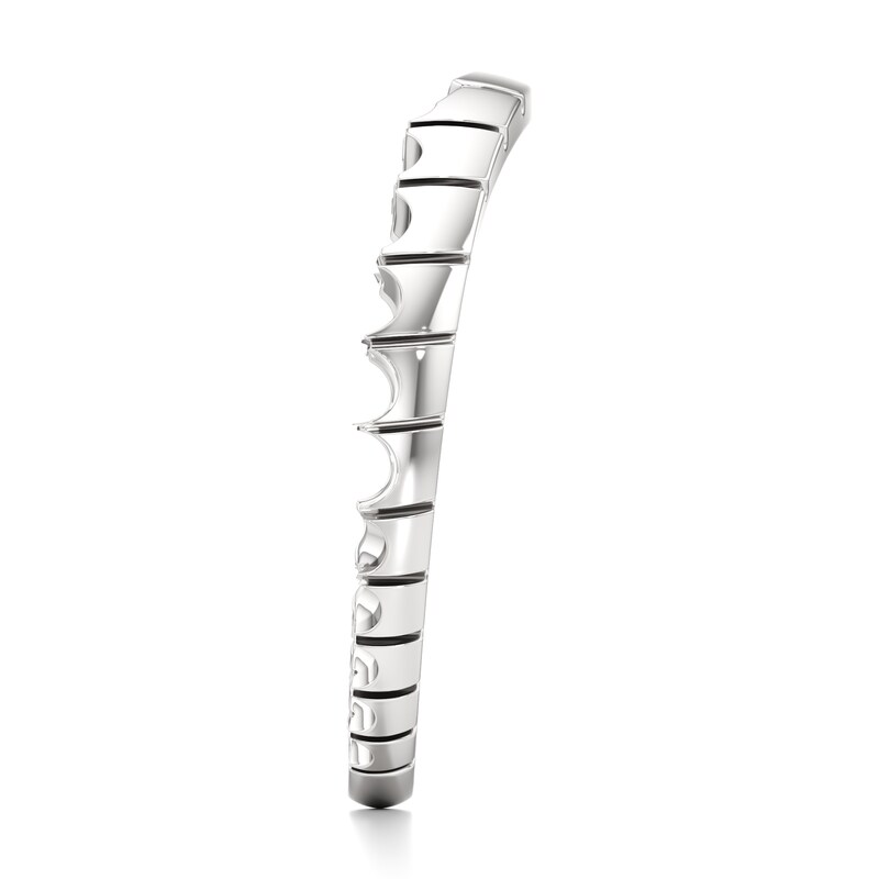Main Image 3 of J'Lure Contour Wedding Band 18K White Gold