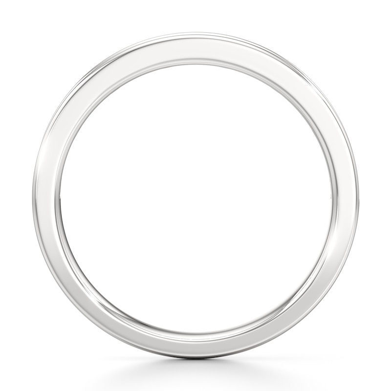 Main Image 2 of J'Lure Baguette & Round-Cut Lab-Grown Diamond Wedding Band 3/8 ct tw 18K White Gold