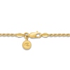 Thumbnail Image 4 of 1933 by Esquire Men's Natural Tiger's Eye Quartz & Diamond Necklace 1/4 ct tw 14K Yellow Gold-Plated Sterling Silver 22"