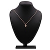 Thumbnail Image 5 of Heart-Shaped Natural Morganite & Diamond Accent Necklace 10K Rose Gold 18"