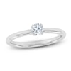Thumbnail Image 1 of Round-Cut Diamond Solitaire Engagement Ring 1/4 ct tw 14K White Gold (I2/I)