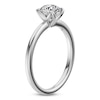 Thumbnail Image 2 of Certified Round-Cut Diamond Solitaire Engagement Ring 1 ct tw 14K White Gold (I1/I)