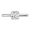 Thumbnail Image 3 of Certified Round-Cut Diamond Solitaire Engagement Ring 1 ct tw 14K White Gold (I1/I)