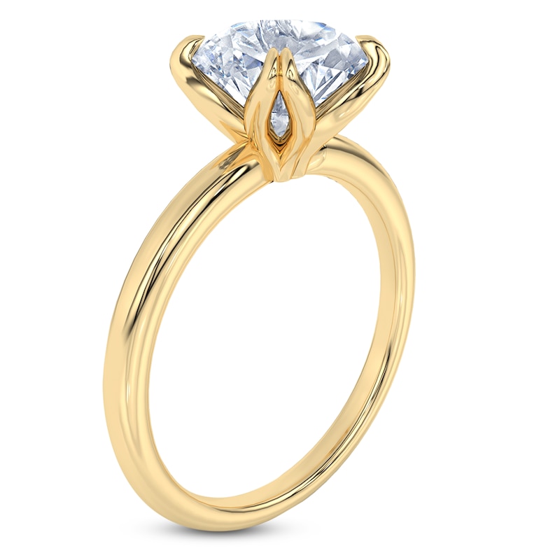 Main Image 2 of Round-Cut Diamond Solitaire Engagement Ring 2 ct tw 14K Yellow Gold (I2/I)