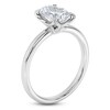 Thumbnail Image 2 of Certified Oval-Cut Diamond Solitaire Engagement Ring 2 ct tw Platinum (VS2/F)