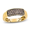 Thumbnail Image 1 of Le Vian Chocolate Diamonds Ribbed Ring 1/2 ct tw 14K Honey Gold