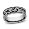 Thumbnail Image 1 of Men's Scrollwork & Birds Comfort-Fit Wedding Band Tungsten Carbide 7mm