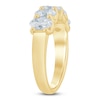 Thumbnail Image 2 of Oval-Cut Lab-Grown Diamond Five-Stone Anniversary Ring 2 ct tw 14K Yellow Gold