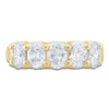 Thumbnail Image 3 of Oval-Cut Lab-Grown Diamond Five-Stone Anniversary Ring 2 ct tw 14K Yellow Gold
