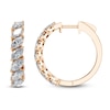 Thumbnail Image 1 of Marquise-Cut Lab-Grown Diamond Hoop Earrings 2 ct tw 14K Rose Gold