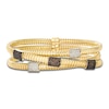 Thumbnail Image 1 of Le Vian Diamond Flex Crossover Bangle Bracelet 1 ct tw 14K Honey Gold