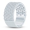 Thumbnail Image 2 of Lab-Grown Diamond Multi-Row Anniversary Ring 2 ct tw 14K White Gold