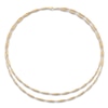 Thumbnail Image 1 of Italia D'Oro Layered Mesh Necklace Solid 14K Yellow Gold 20"
