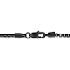 Thumbnail Image 3 of Men's Black Diamond Cross Necklace 1/5 ct tw Black & Rose Ion-Plated Stainless Steel 24"
