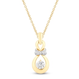 Captivate Diamond Necklace 1/2 ct tw 14K Two-Tone Gold 18"