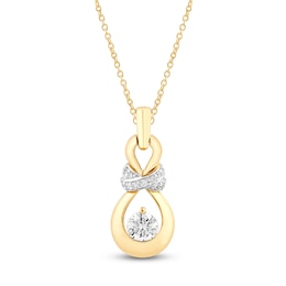 Captivate Diamond Necklace 1/4 ct tw 14K Two-Tone Gold 18"