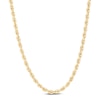 Thumbnail Image 1 of Glitter Rope Chain Necklace 3mm Semi-Solid 10K Yellow Gold 22"