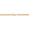 Thumbnail Image 2 of Glitter Rope Chain Necklace 3mm Semi-Solid 10K Yellow Gold 22"