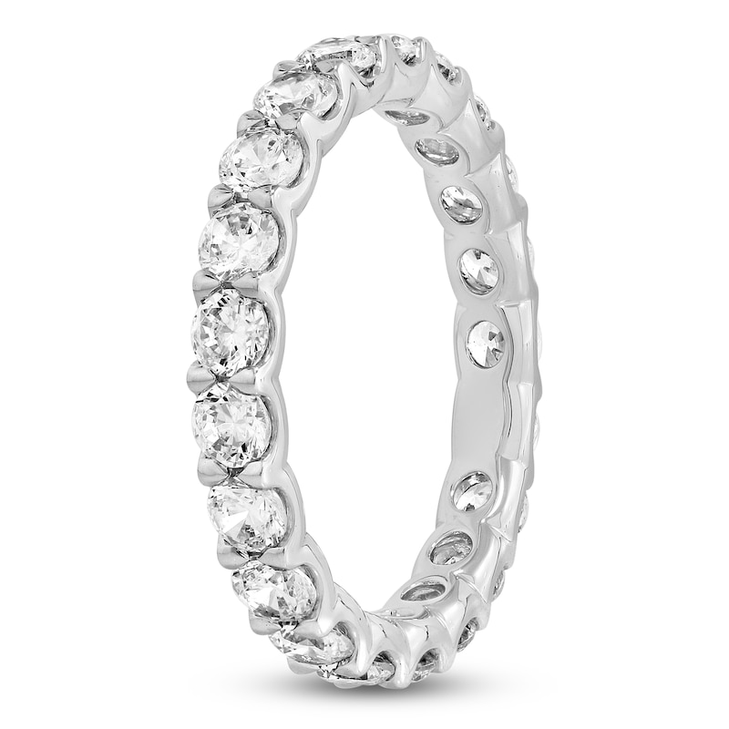 Main Image 2 of Lab-Grown Diamond Eternity Band 1-5/8 ct tw Platinum