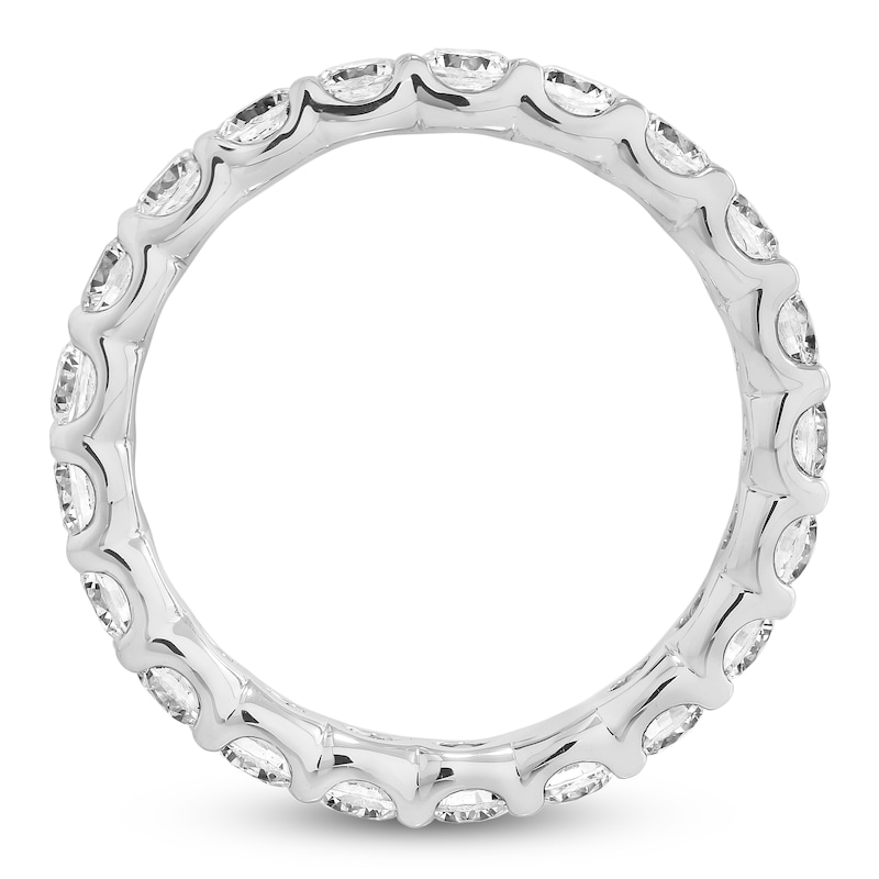 Main Image 4 of Lab-Grown Diamond Eternity Band 1-5/8 ct tw Platinum