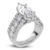 Thumbnail Image 2 of Marquise-Cut Created By Jared Studio Lab-Grown Diamond Engagement Ring 4-3/4 ct tw 14K White Gold