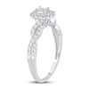 Thumbnail Image 2 of Diamond Engagement Ring 1/2 ct tw Emerald-cut 14K White Gold
