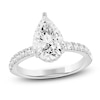 Thumbnail Image 1 of Pear-Shaped Lab-Grown Diamond Engagement Ring 2-1/2 ct tw 14K White Gold
