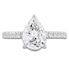 Thumbnail Image 3 of Pear-Shaped Lab-Grown Diamond Engagement Ring 2-1/2 ct tw 14K White Gold