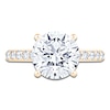 Thumbnail Image 3 of Round-Cut Lab-Grown Diamond Hidden Halo Engagement Ring 4-3/4 ct tw 14K Yellow Gold