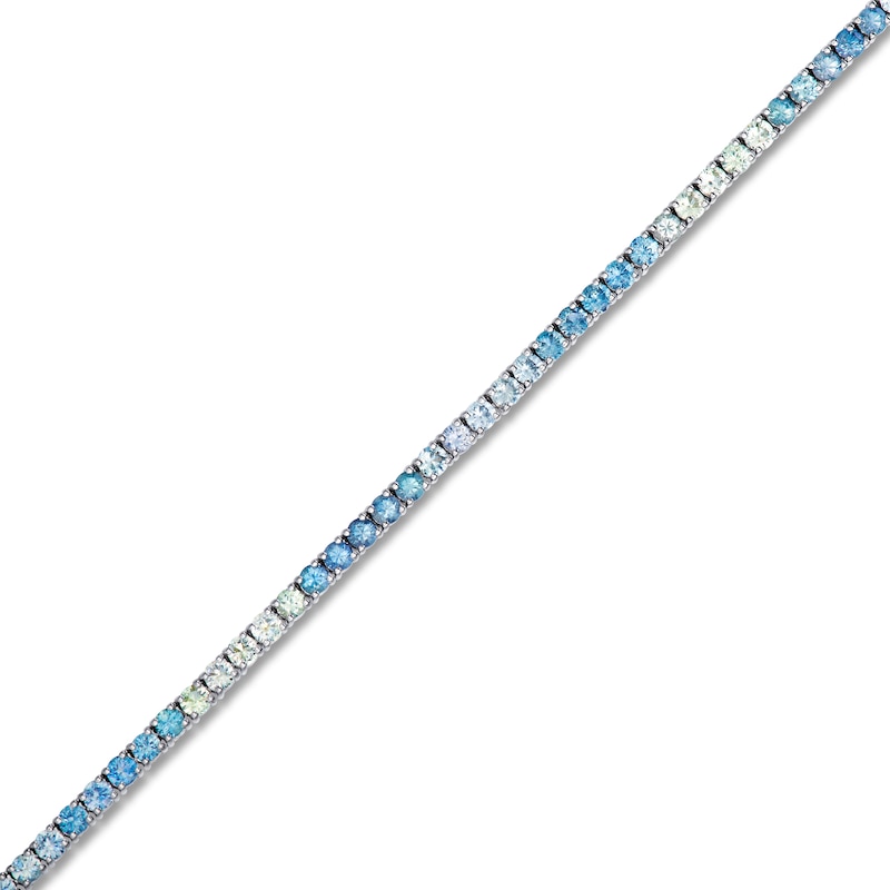 tennis necklace levian sapphire necklace