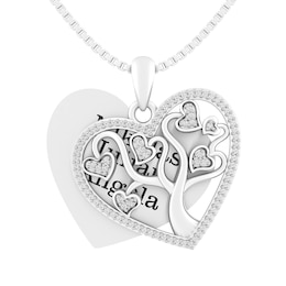 Family & Mother's Tree Heart Necklace