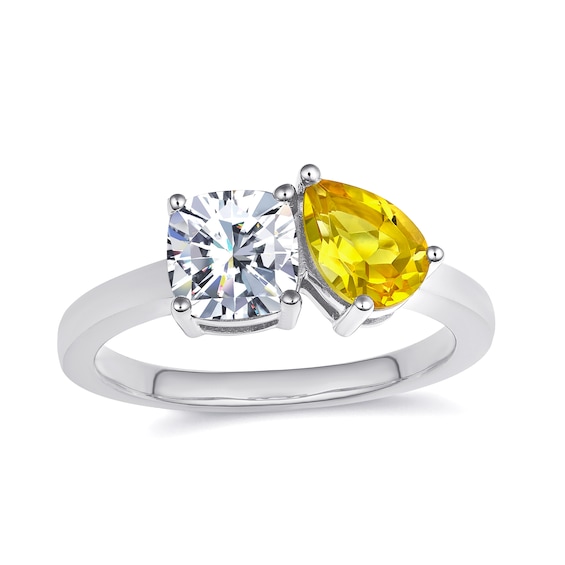 Toi et Moi Birthstone Ring (2 Stones)