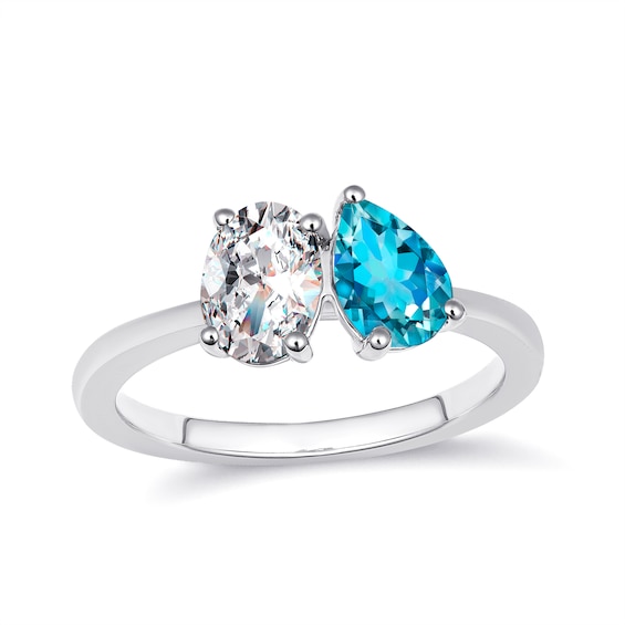 Toi et Moi Birthstone Ring (2 Stones)