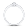 Thumbnail Image 3 of Diamond Bridal Set 3/4 ct tw Marquise/Round 14K White Gold