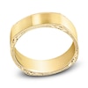 Thumbnail Image 1 of Kirk Kara Men's Engraved Satin Wedding Band 14K Yellow Gold