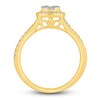 Diamond Engagement Ring 1/2 ct tw Round 10K Yellow Gold