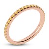 Thumbnail Image 2 of Juliette Maison Natural Citrine Eternity Ring 10K Rose Gold