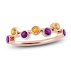 Thumbnail Image 1 of Juliette Maison Natural Citrine & Natural Amethyst Ring 10K Rose Gold